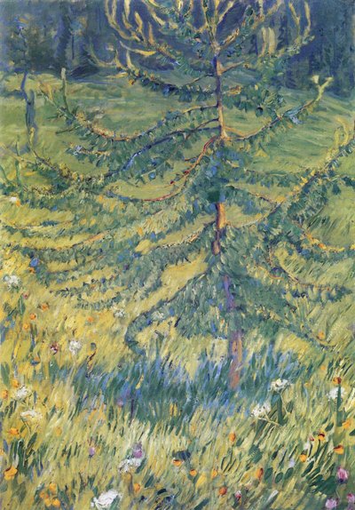 Arbolito de alerce de Franz Marc